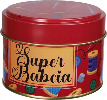 Skarpetki Damskie Super Babcia w Ozdobnej Puszce na Prezent MORAJ 35-38 - zdjęcie 3