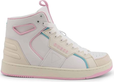 Guess - Sneakersy - BASQET-FL7BSQ-LEA12-WHIPI - Kobiety - EU 41