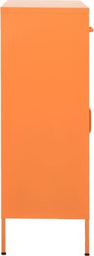 Dkd Home Decor Szafka Do Przechowywania Pomarańczowa 80X35X101,5cm Stalowa - zdjęcie 2