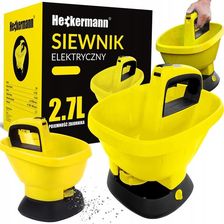 Heckermann Siewnik Automatyczny Elektryczny Rozsiewacz Nasion Nawozu Soli 2,7l