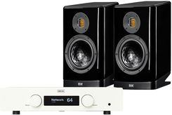 Hegel H120 Biały + Elac Vela Bs404.2 Czarny