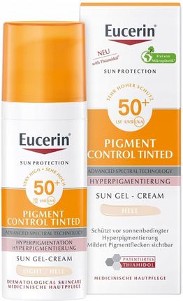 EUCERIN Sun Pigment Control Fluid na przebarwienia do twarzy SPF50 - jasny, 50 ml