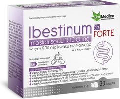 Zdjęcie EkaMedica Ibestinum SR Forte Maślan sodu 1000 mg, 30 kaps. >> 0zł za wysyłkę przy zakupach od 59 zł << - Miłakowo