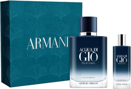 Giorgio Armani Acqua di Gio Profondo セット Armani Acqua di Giò Profondo zestaw upominkowy dla mężczyzn