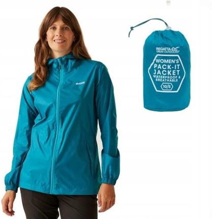 Damska kurtka przeciwdeszczowa z kapturem Regatta RWW305 C5M (eu 42) XL