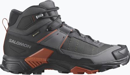 Salomon X Ultra 5 Mid Gtx Asphalt Castlerock Burnt Ochre Szary