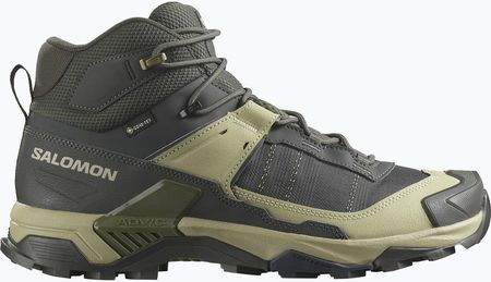 Salomon X Ultra 5 Mid Gtx Peat Gray Green Blue Nights