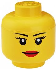 Zdjęcie Plast Team Pojemnik Lego Głowa S Dziewczynka 403126 4031 - Elbląg