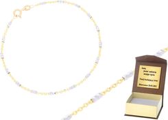 Intergold Złota bransoletka Próby 585 BTF030IIIB