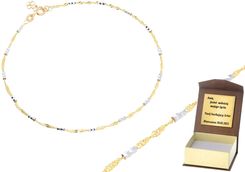 Intergold Złota bransoletka na nogę Próby 585 BTF034IIIB