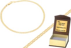 Intergold Złota bransoletka pusta Próby 585 BTE001III