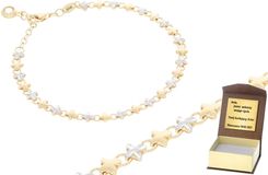 Intergold Złota bransoletka Próby 585 BTD051IV