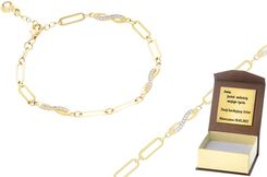 Intergold Złota bransoletka Próby 585 BTD053IV