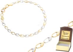 Intergold Złota bransoletka Próby 585 BTD052IV