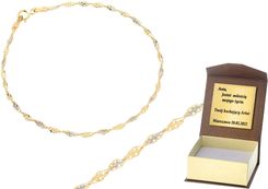 Intergold Złota bransoletka Próby 585 BTE003IIIB