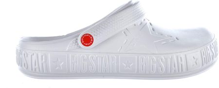 Kroksy klapki damskie Big Star II275003 białe