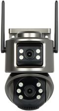 Kamera ip obrotowa zewnętrzna icsee-w62sd-2 wi-fi full-color 2 x 3mpx 2 x 3.6mm
