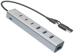 Zdjęcie I-Tec Hub USB-C/USB-A Charging Metal HUB 7 ports (CAHUBMETAL7) - Tychy
