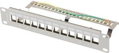 Zdjęcie Lanberg Patch Panel 12 Port 1U Szary (PPKS9212S) - Lubartów