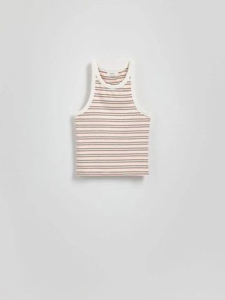 Reserved - Tank top w paski - wielobarwny