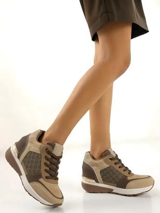 Damskie Sneakersy ASTOR KHAKI 37 - zdjęcie 3