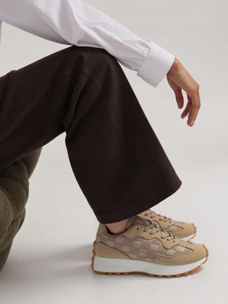 Damskie Sneakersy RENVOX– Khaki 37 - zdjęcie 3