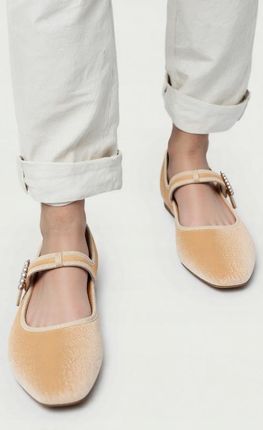 Damskie Baleriny FINDLAY – BEIGE 40 - zdjęcie 3
