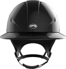Kask Jeździecki Gpa Easy First Lady Tls Czarny Błyszczący 57