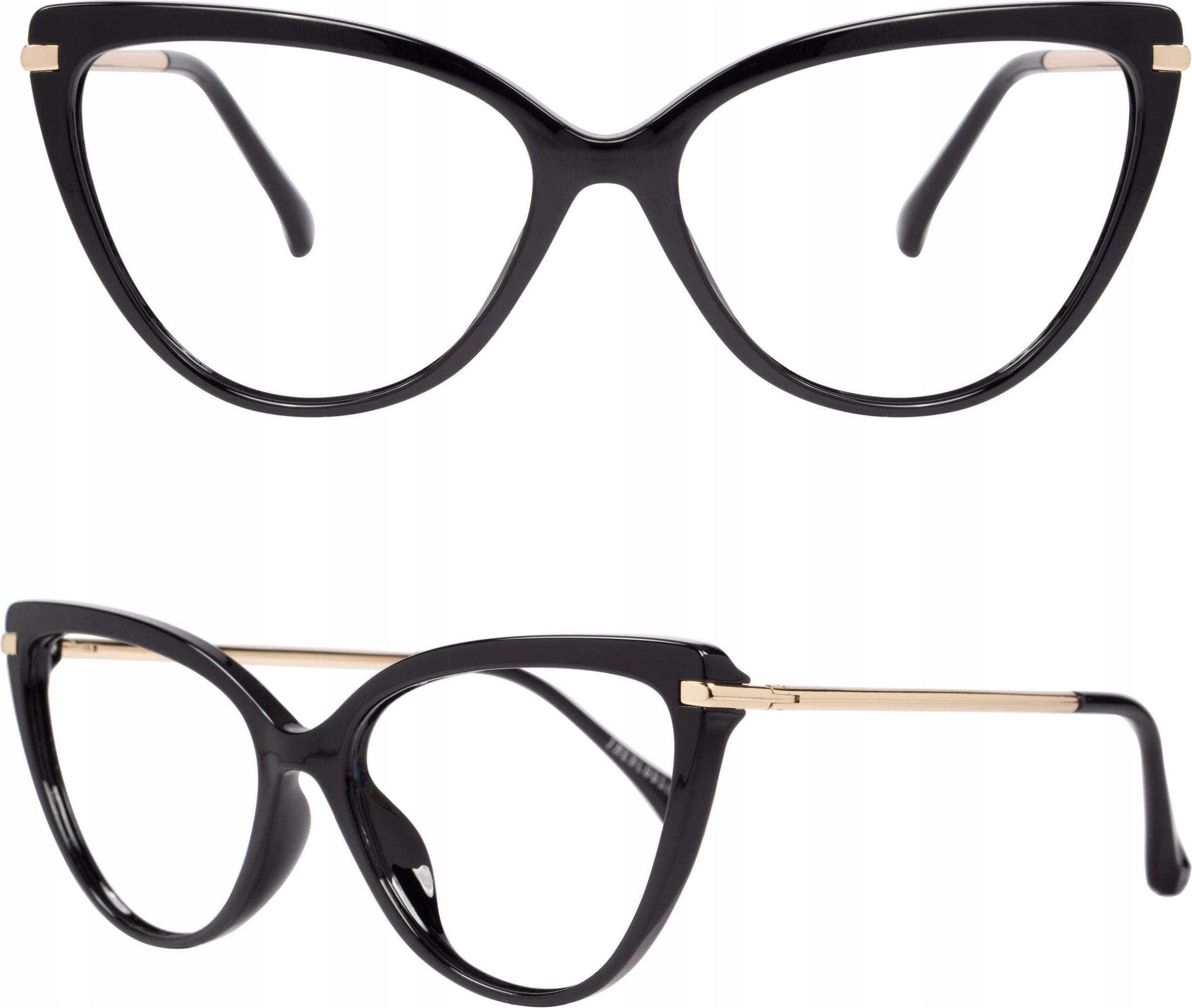 okojoページ Theblogshop Okulary Zerówki Kocie Czarne Kobiece Oprawki Cat