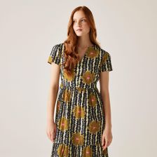 Zdjęcie Sukienka casual damska Orla Kiely Tiered Midi - Baborów