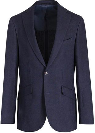 Lniana marynarka Walter Slater Edmond — Navy - 52 SS23 Garnitury