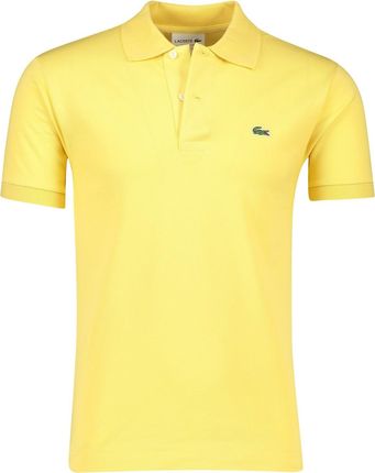 Koszulka polo z krótkim rękawem Lacoste Classic Fit żółta
