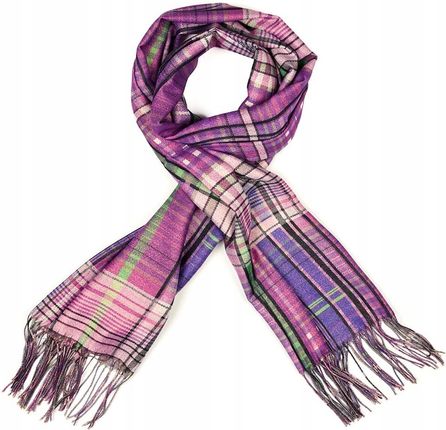 Szalik damski modna chusta dwustronna elegancka AX-65-2 - zdjęcie 2