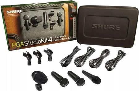 Shure PGASTUDIOKIT4 – zestaw mikrofonów do perkusji
