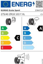 Kumho Ecsta PS72 275/40R18 103Y