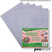 Zdjęcie Pianka Multicolor Brokat 5 20X30 5Szt. - Zaklików