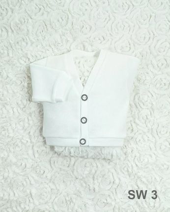Angelino Sweterek Do Chrztu Chłopięcy Biały Sw 3 86