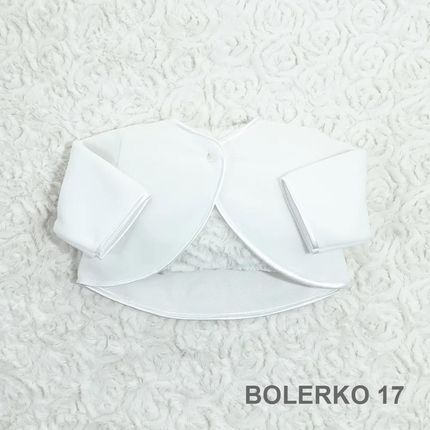 Angelino Bolerko Do Chrztu Dla Dziewczynki Białe B 17 86