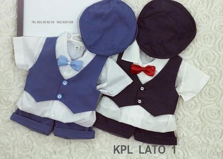 Angelino Komplet Do Chrztu Na Lato Dla Chłopca Granatowy Kpl Lato 1 56