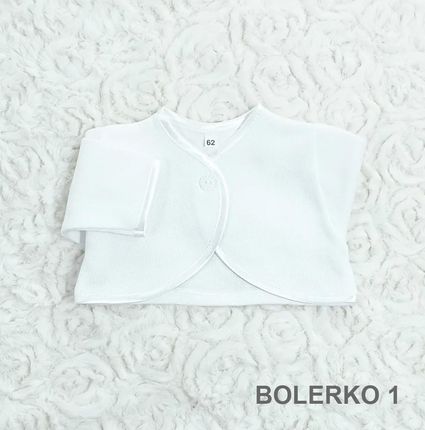 Angelino Białe Bolerko Na Chrzest Dla Dziewczynki Bolerko 1 98
