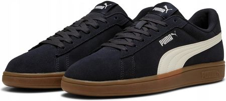 Buty męskie sportowe Puma Smash 3.0 39098423 granatowe skórzane lekkie 44