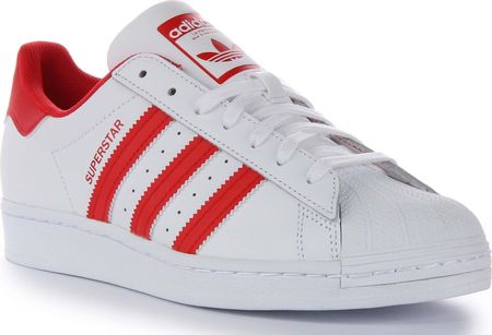 Skórzane buty adidas Superstar XLG dla mężczyzn w kolorze biało czerwonym - 8 United Kingdom - 42 EU - 8.5 M/9.5 F US / white red
