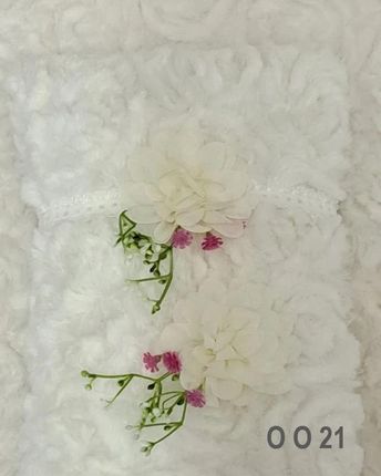 Angelino Komplet Na Chrzest Opaska I Ozdoba Dla Dziewczynki Oo21 62