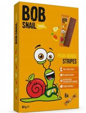 Zdjęcie Bob Snail Stripe Przekąska gruszka-mango bez cukru - 6 x 14 g - Łódź