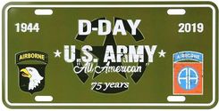 Zdjęcie Fosco Tablica Rejestracyjna D Day U.S. Army - Radzionków