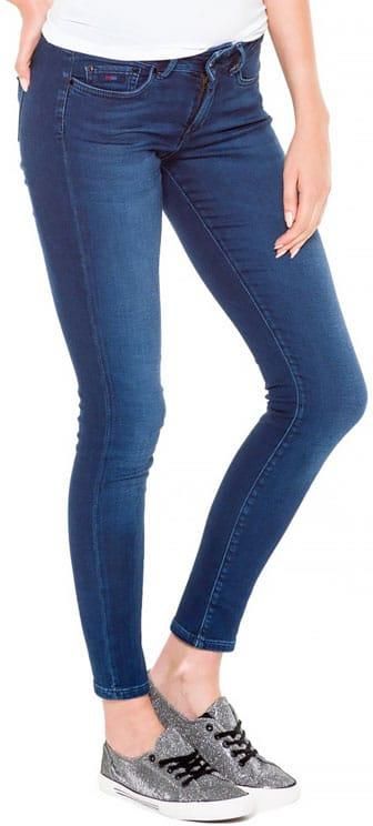 Vaqueros Pepe Jeans Mujer Pixie - Skinny Fit, Tiro Medio, Tejido Elástico Con Lycra, 5 Bolsillos, Estilo Clásico