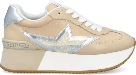 Sneakersy premium - LIU JO DREAMY 03 BF4039 PX527 BEŻOWE