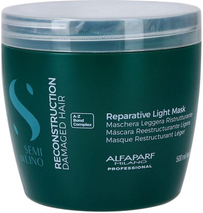 Alfaparf Semi Di Lino Reconstruction Light Odbudowująca Maska Do Włosów Zniszczonych Cienkich I Delikatnych 500ml