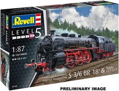 Zdjęcie Revell Model Set Express Loco S3 6 Br 18 5 With Tender ATE679403 - Frampol