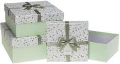 Zdjęcie Rozette Pudełko Prezentowe Z Kokardą 3szt. Zielony ATE675251 - Buk